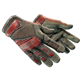 ★ Specialist Gloves | Crimson Web (Battle-Scarred)