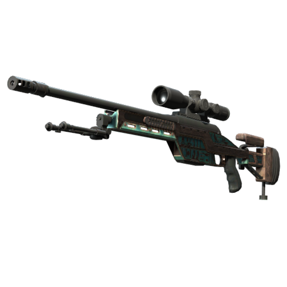 Souvenir SSG 08 | Azure Glyph (Minimal Wear)