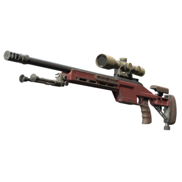 SSG 08 | Red Stone (Well-Worn)