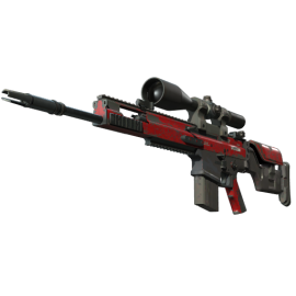 SCAR-20 | Crimson Web (Field-Tested)