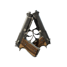 StatTrak™ Dual Berettas | Black Limba (Field-Tested)