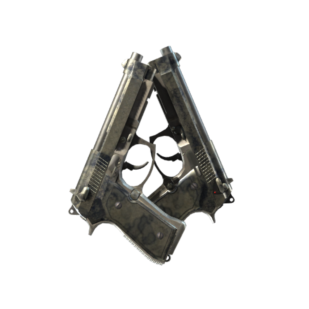Dual Berettas | Stained (Battle-Scarred)