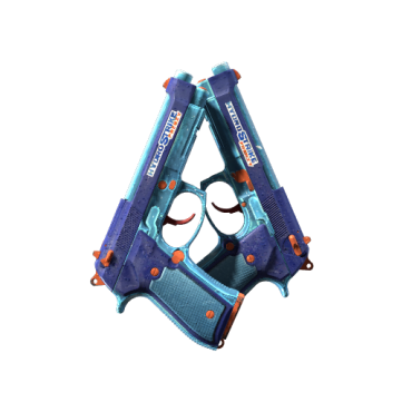 StatTrak™ Dual Berettas | Hydro Strike (Field-Tested)