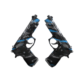 Dual Berettas | Shred (Well-Worn)