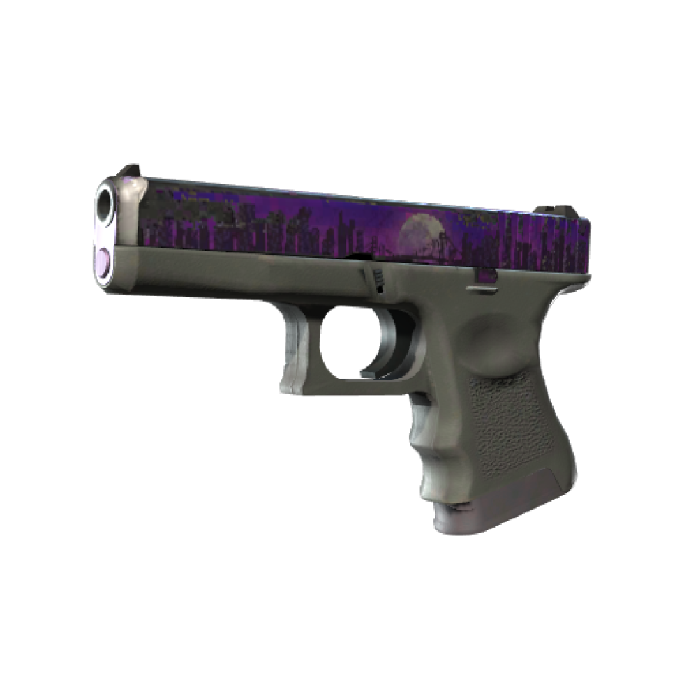 StatTrak™ Glock-18 | Moonrise (Battle-Scarred)