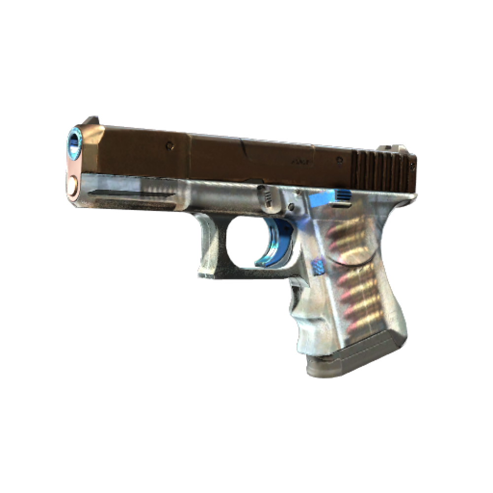 StatTrak™ Glock-18 | Clear Polymer (Well-Worn)
