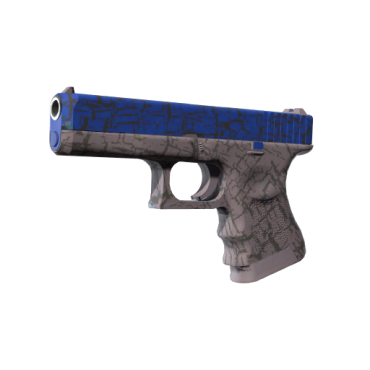 Glock-18 | Blue Fissure (Minimal Wear)