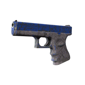 StatTrak™ Glock-18 | Blue Fissure (Field-Tested)