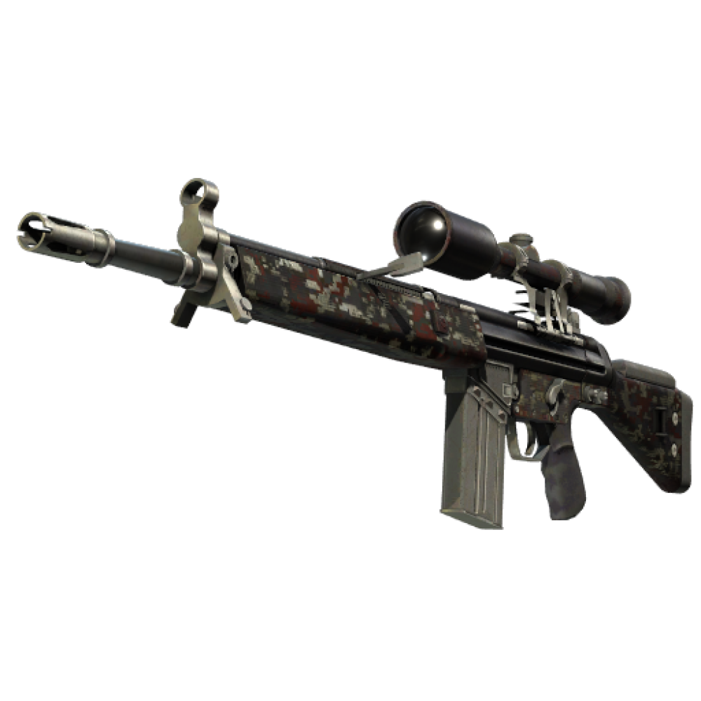 StatTrak™ G3SG1 | Digital Mesh (Battle-Scarred)