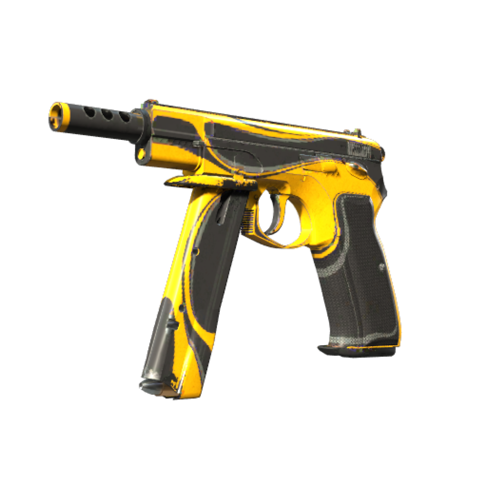 StatTrak™ CZ75-Auto | Yellow Jacket (Well-Worn)