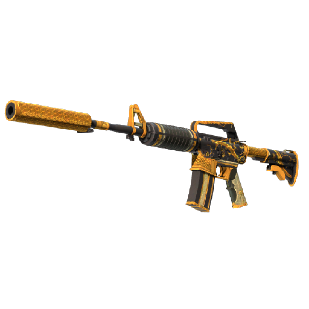 M4A1-S | Golden Coil (Well-Worn)