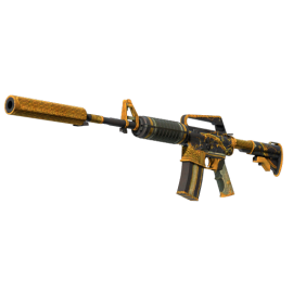 StatTrak™ M4A1-S | Golden Coil (Battle-Scarred)