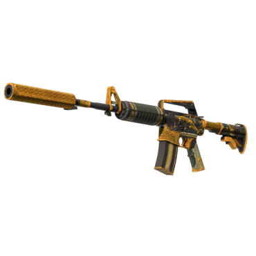 StatTrak™ M4A1-S | Golden Coil (Battle-Scarred)