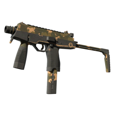 MP9 | Black Sand (Well-Worn)