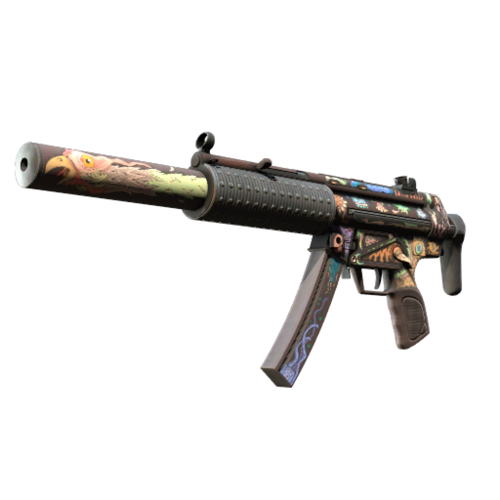 StatTrak™ MP5-SD | Necro Jr. (Minimal Wear)