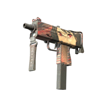 StatTrak™ MAC-10 | Sakkaku (Battle-Scarred)
