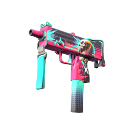 StatTrak™ MAC-10 | Neon Rider (Field-Tested)