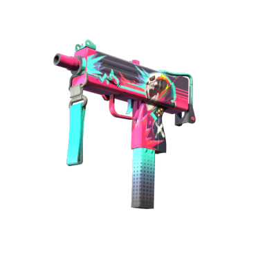 StatTrak™ MAC-10 | Neon Rider (Field-Tested)