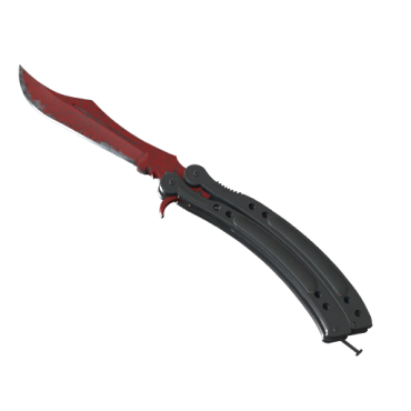 ★ Butterfly Knife | Crimson Web (Field-Tested)