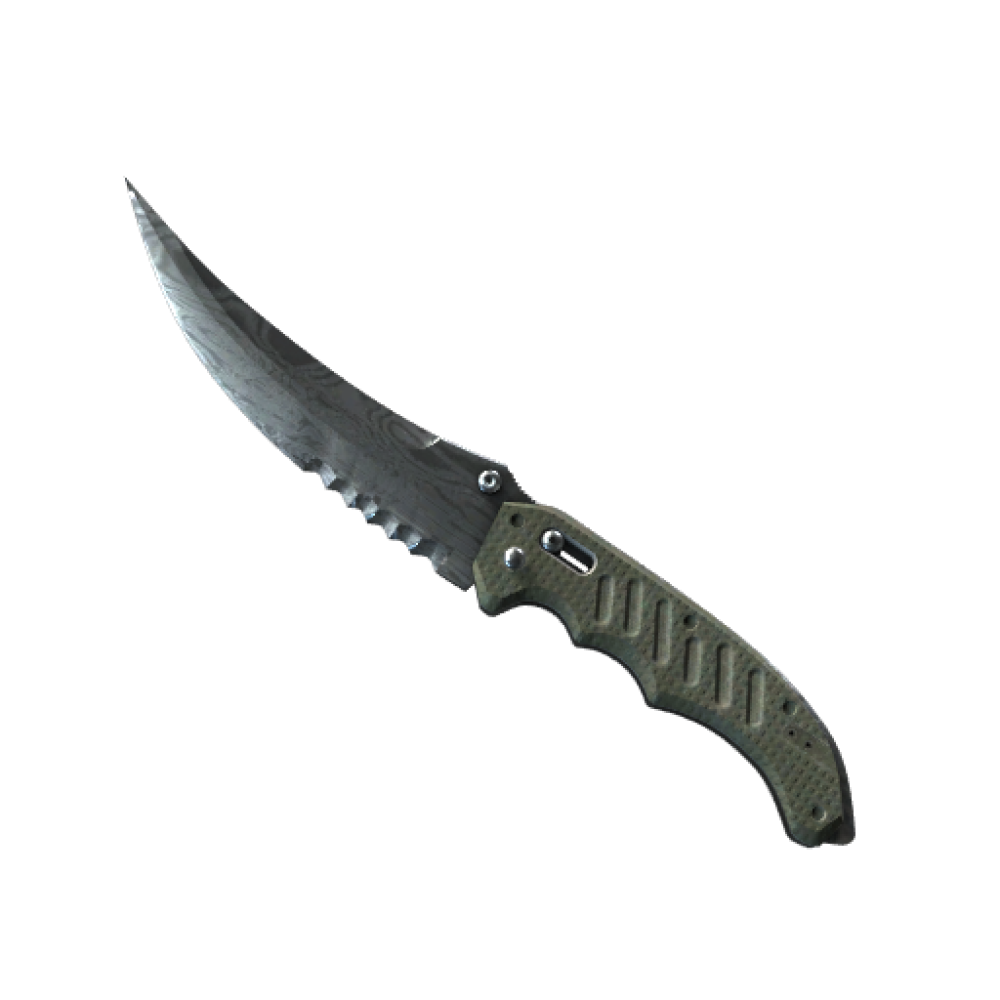 ★ Flip Knife | Damascus Steel (Field-Tested)
