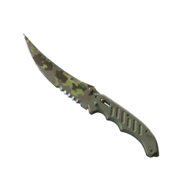 ★ StatTrak™ Flip Knife | Boreal Forest (Well-Worn)