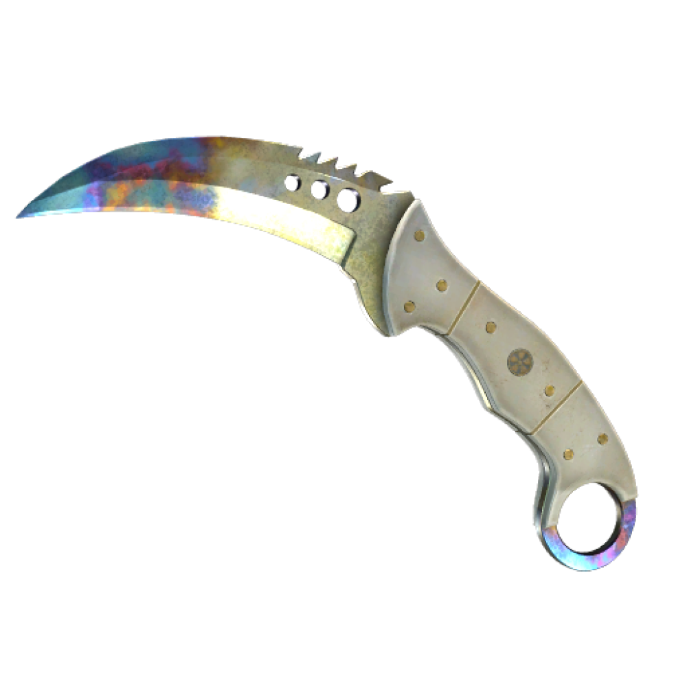 ★ Talon Knife | Case Hardened (Well-Worn)