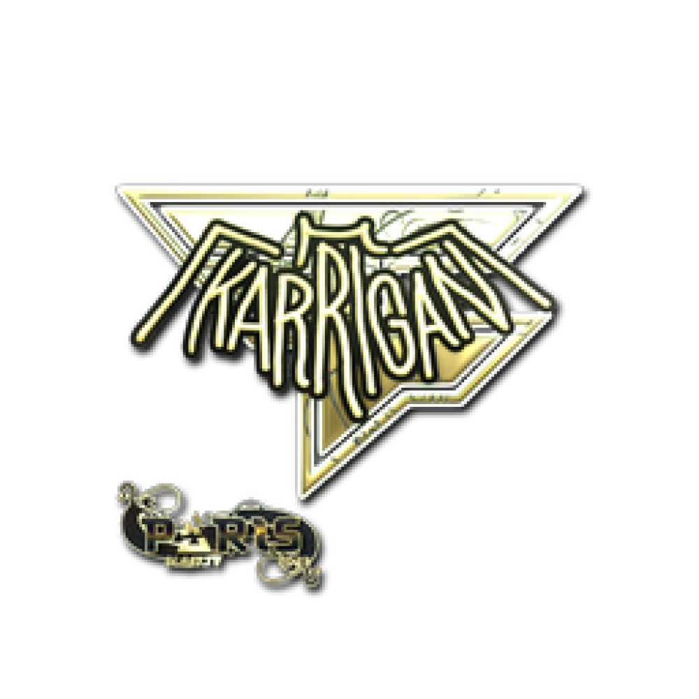 Sticker | karrigan (Gold) | Paris 2023