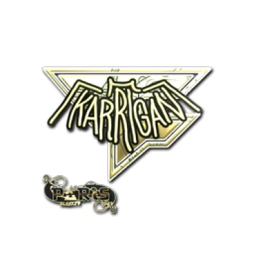 Sticker | karrigan (Gold) | Paris 2023
