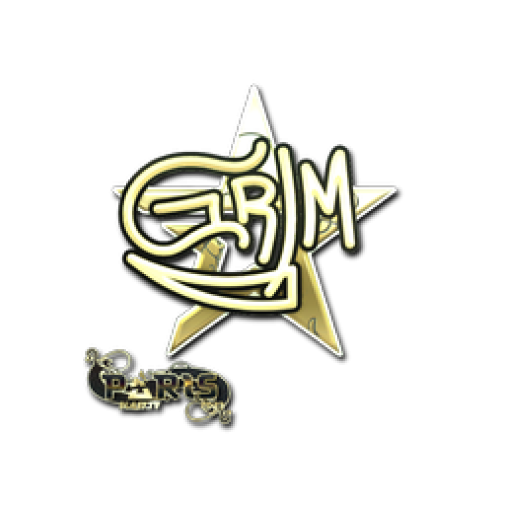 Sticker | Grim (Gold) | Paris 2023