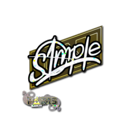 Sticker | s1mple (Glitter) | Paris 2023