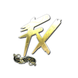 Sticker | Fluxo (Gold) | Paris 2023
