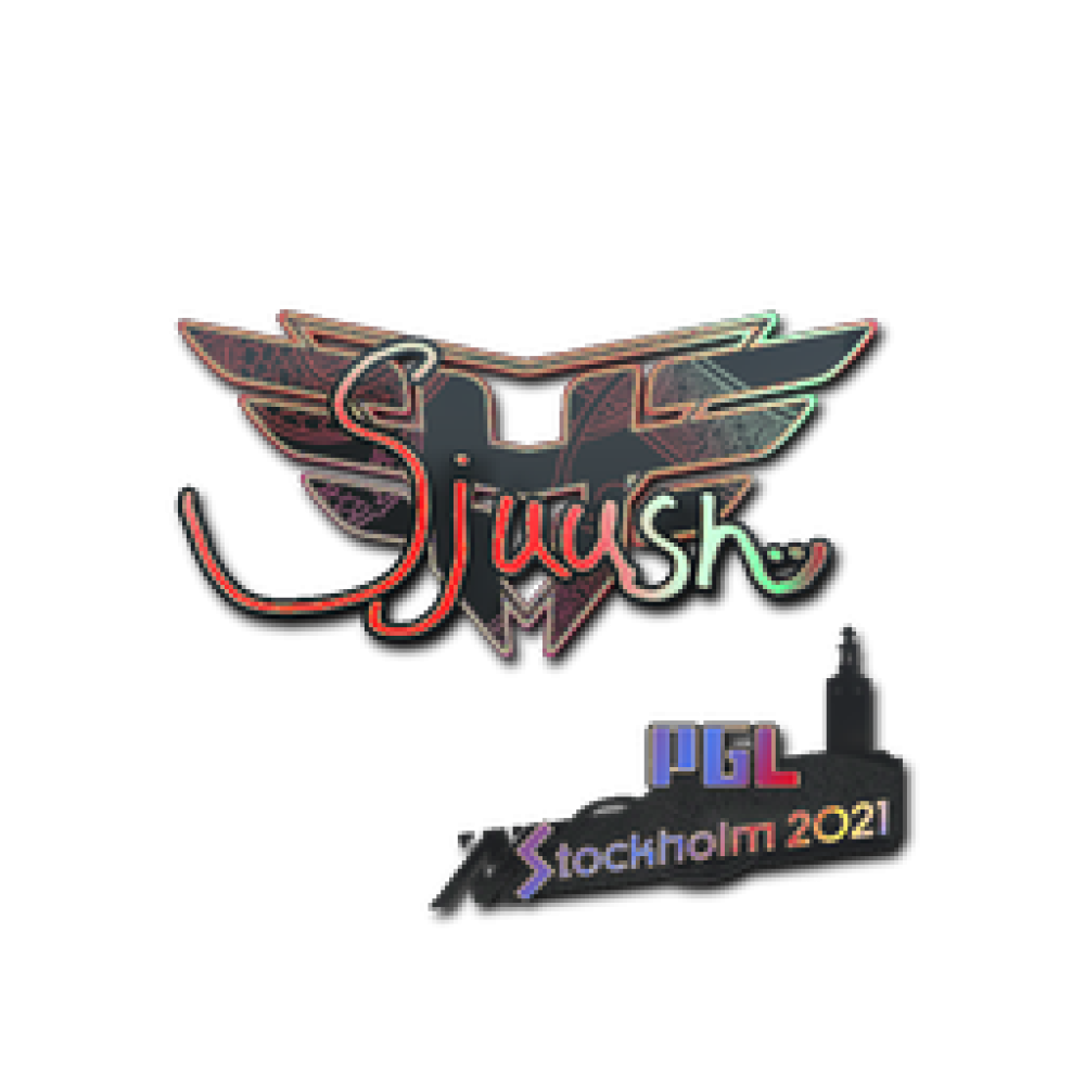 Sticker | sjuush (Holo) | Stockholm 2021
