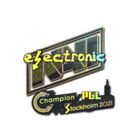 Sticker | electroNic (Holo) | Stockholm 2021