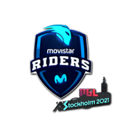 Sticker | Movistar Riders (Foil) | Stockholm 2021