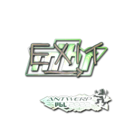 Sticker | exit (Holo) | Antwerp 2022