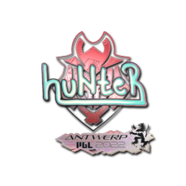 Sticker | huNter (Holo) | Antwerp 2022