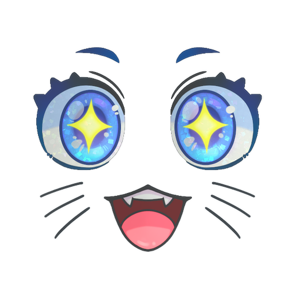 Sticker | Kawaii Eyes (Glitter)