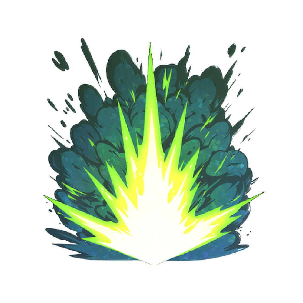 Sticker | Boom Detonation (Glitter)