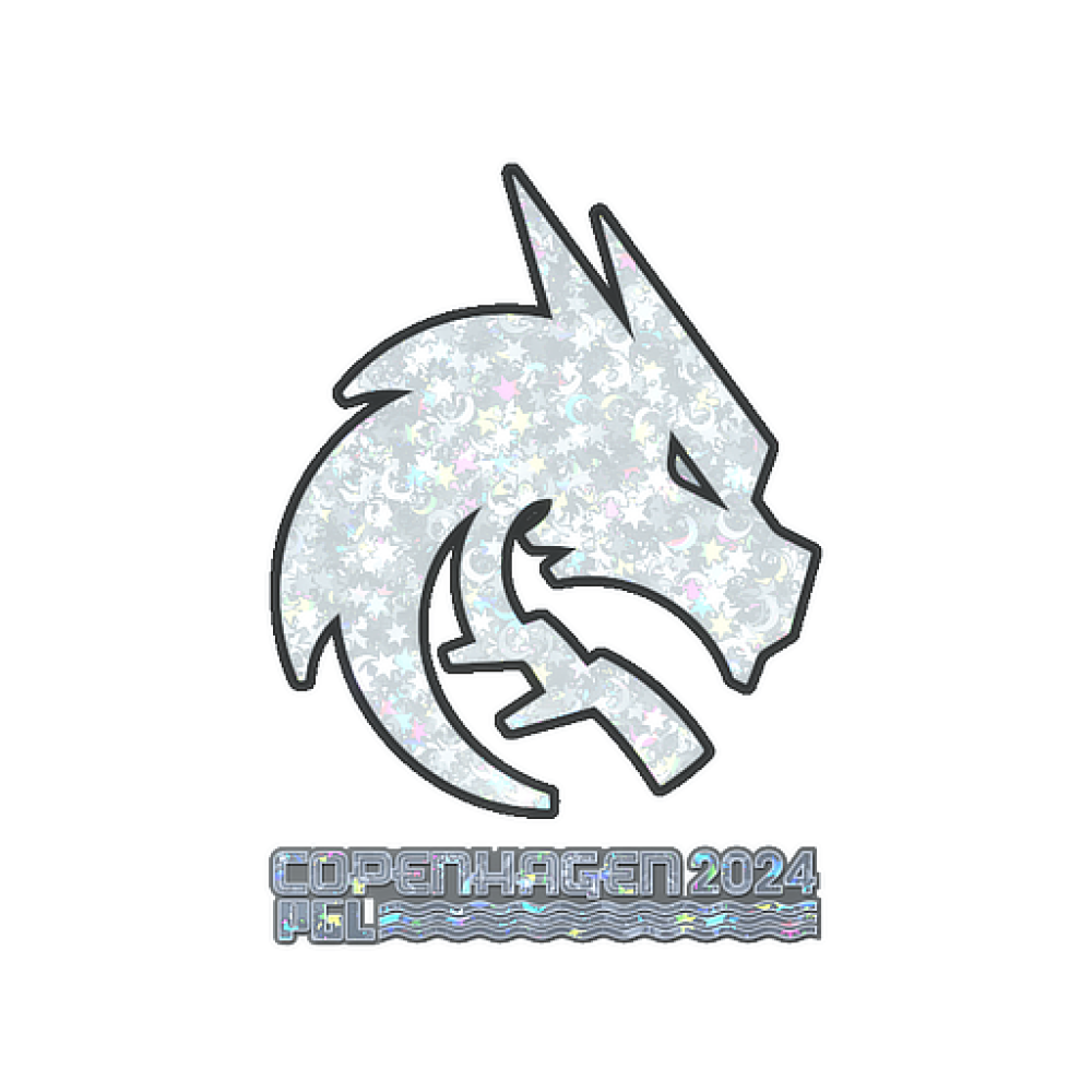 Sticker | Team Spirit (Glitter) | Copenhagen 2024