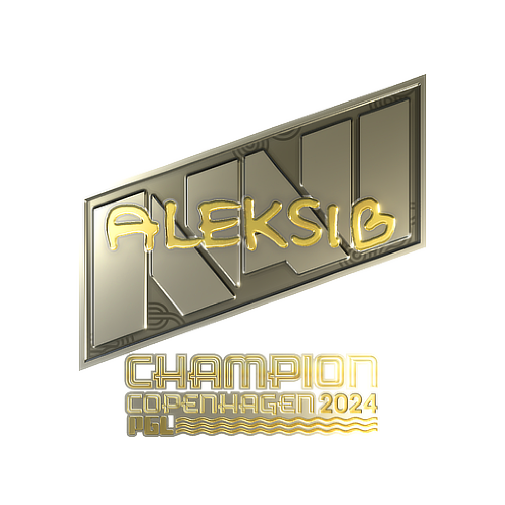 Sticker | Aleksib (Gold, Champion) | Copenhagen 2024