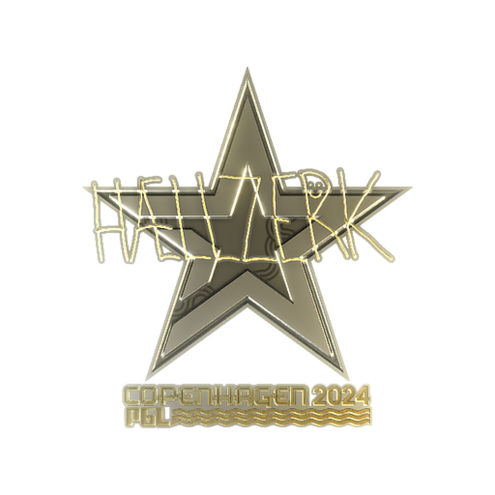 Sticker | hallzerk (Gold) | Copenhagen 2024