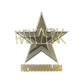 Sticker | hallzerk (Gold) | Copenhagen 2024