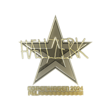 Sticker | hallzerk (Gold) | Copenhagen 2024