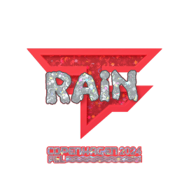 Sticker | rain (Glitter) | Copenhagen 2024