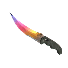 StatTrak™ Flip Knife | Fade (Factory New)