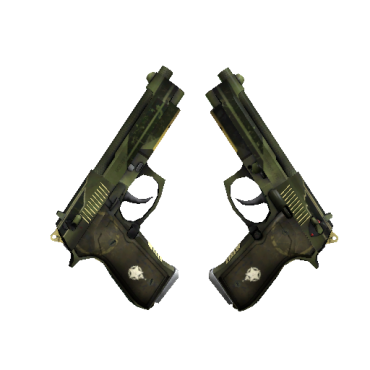 StatTrak™ Dual Berettas | Retribution (Minimal Wear)