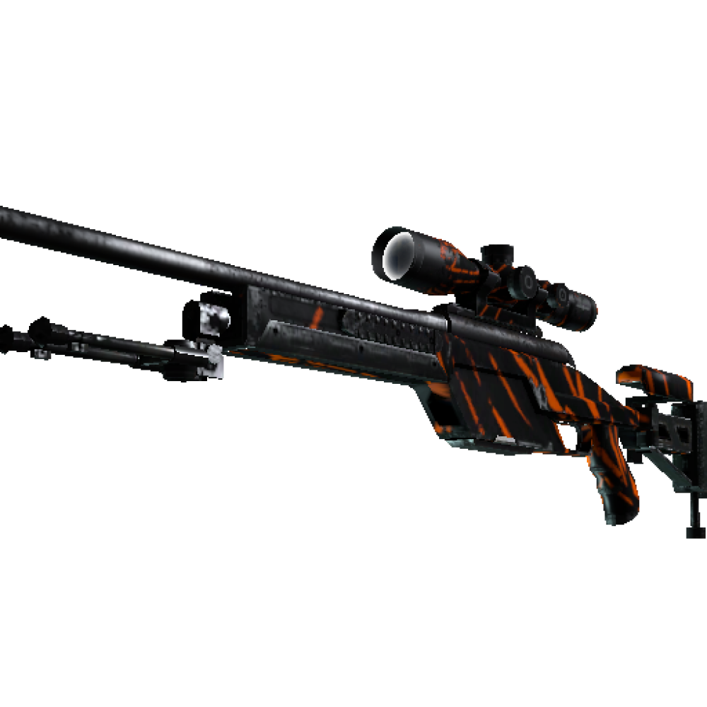 StatTrak™ SSG 08 | Slashed (well-worn)