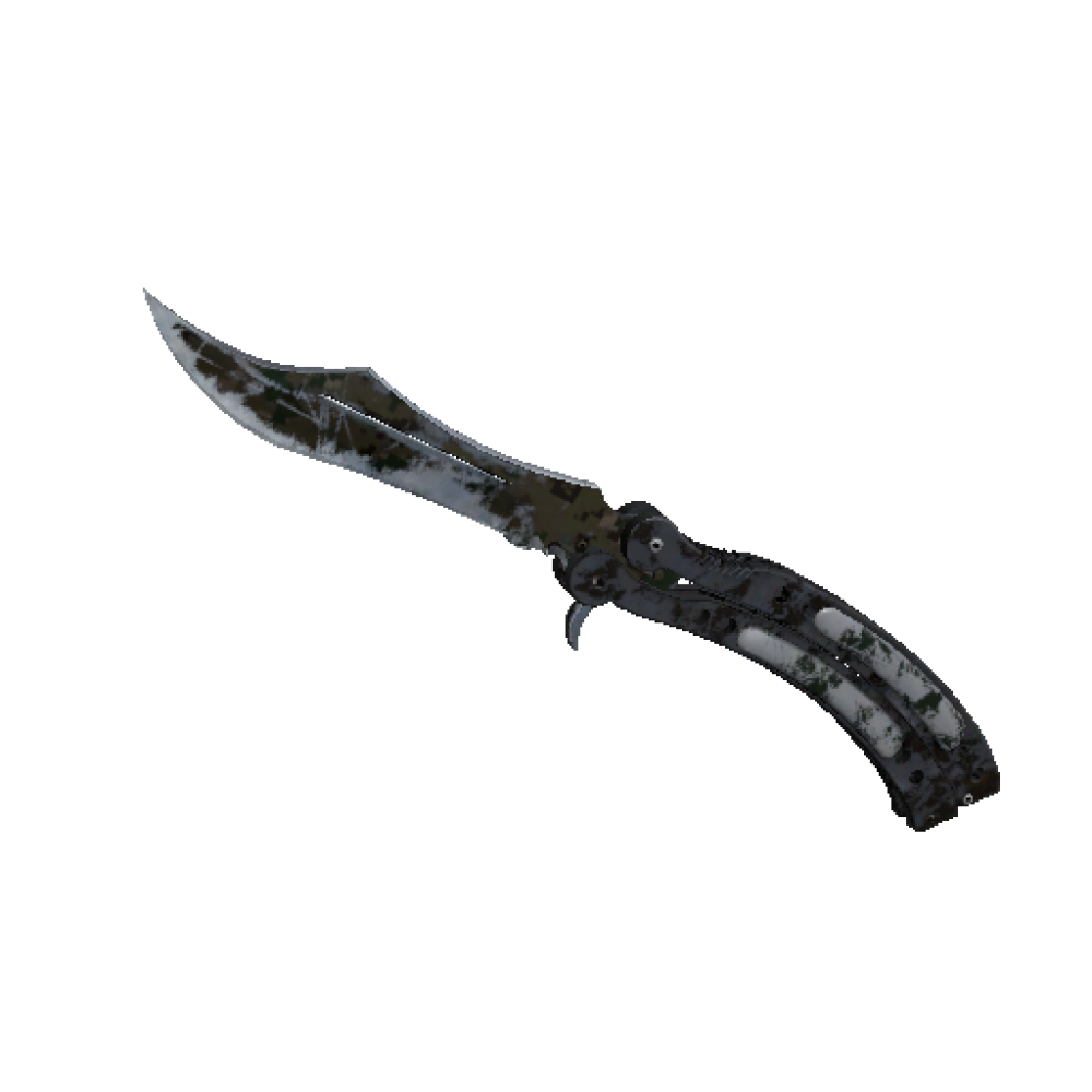 Butterfly Knife | Forest DDPAT (Battle-Scarred)