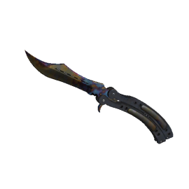 Butterfly Knife | Case Hardened (Minimal Wear)