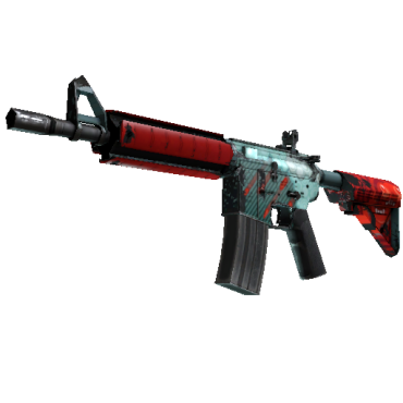 M4A4 | Bullet Rain (Well-Worn)